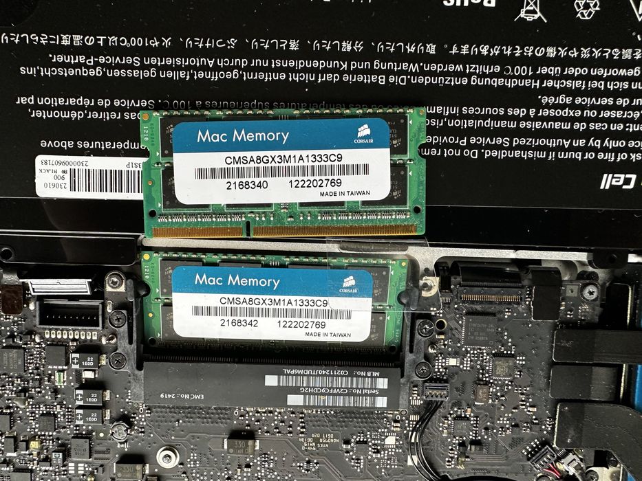 USZKODZONY MacBook Pro 13" Early 2011 Intel Core i5 2.3 GHz 16 GB RAM