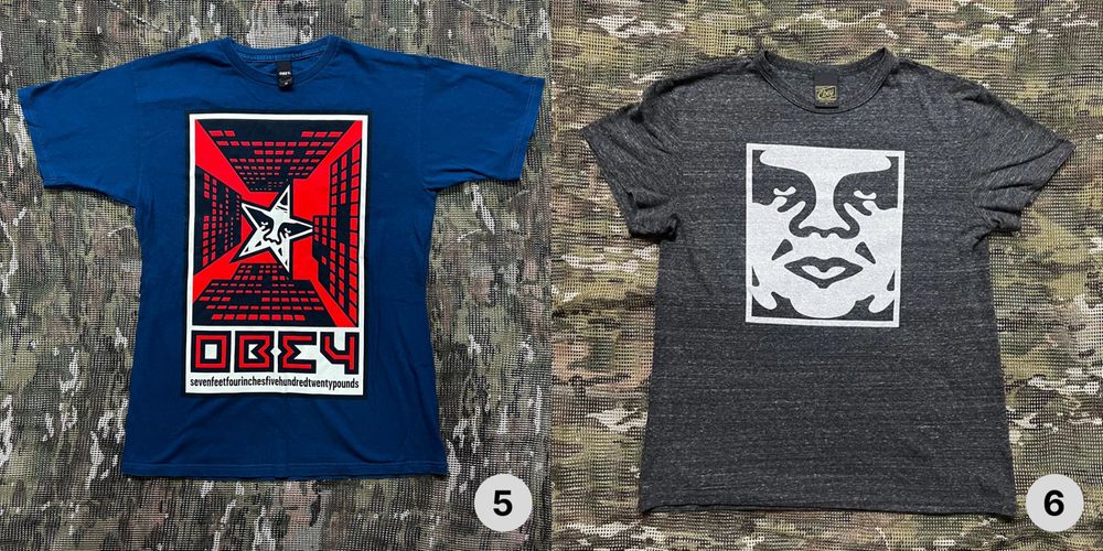 OBEY — Оригінальні футболки в гарному стані — ЛОТ