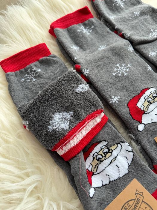 Новорічні Шкарпетки махрові