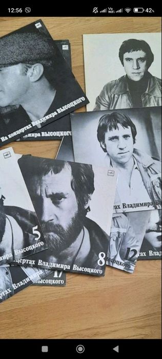 Продам вінілові платівки з всіма концертами В.Висоцького!!!