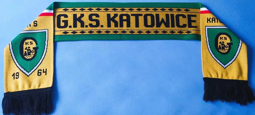 GKS KATOWICE !! Szalik szal piłkarski sportowy