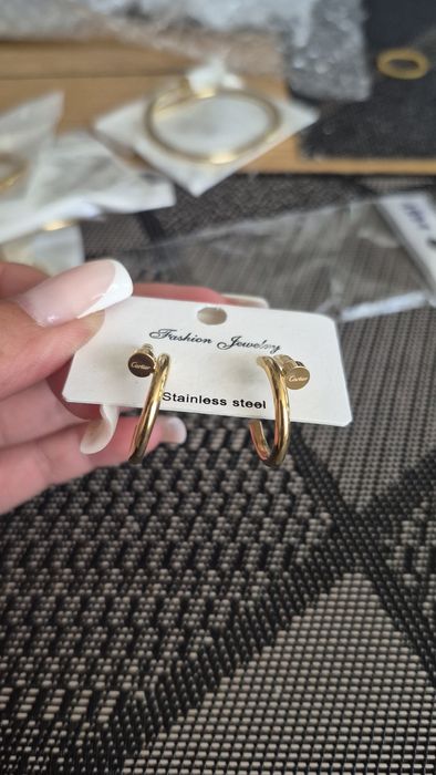 Сережки гвоздь Cartier