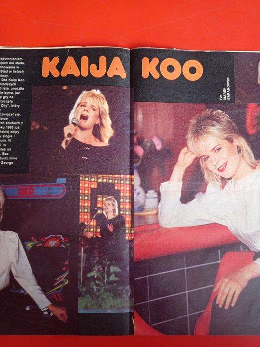 Ekran nr 45/1985, 10 listopada 1985, Jolanta Arnal, Kaija Koo, Hudson