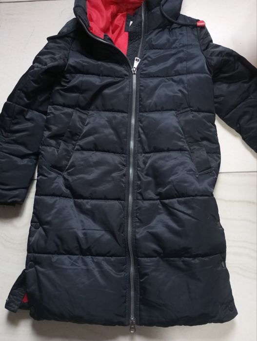 Женский пуховик длинный