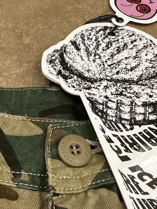 Штани Ice Cream x Billionaire boys club  BBC Camo Cargo y2k sk8 drill