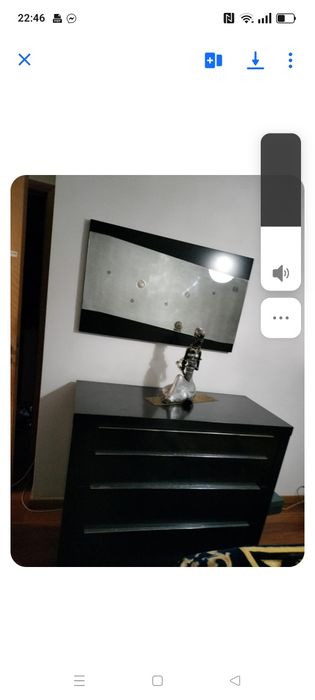 Cama de casal+ cómoda e mesas cabeceira