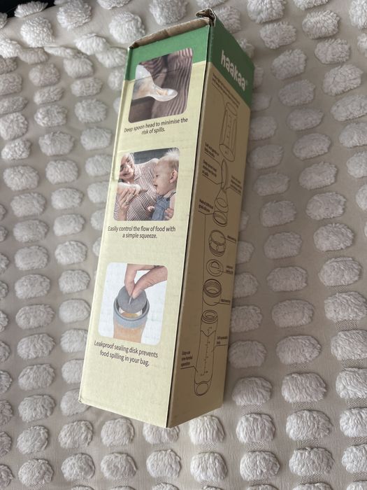 Haaka silicone baby food dispensing spoon