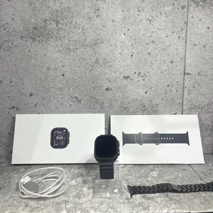 Zegarek AppleWatch Ultra 3 49mm Titanium Black Ocean | Pudełko | Pełny zestaw | Firma