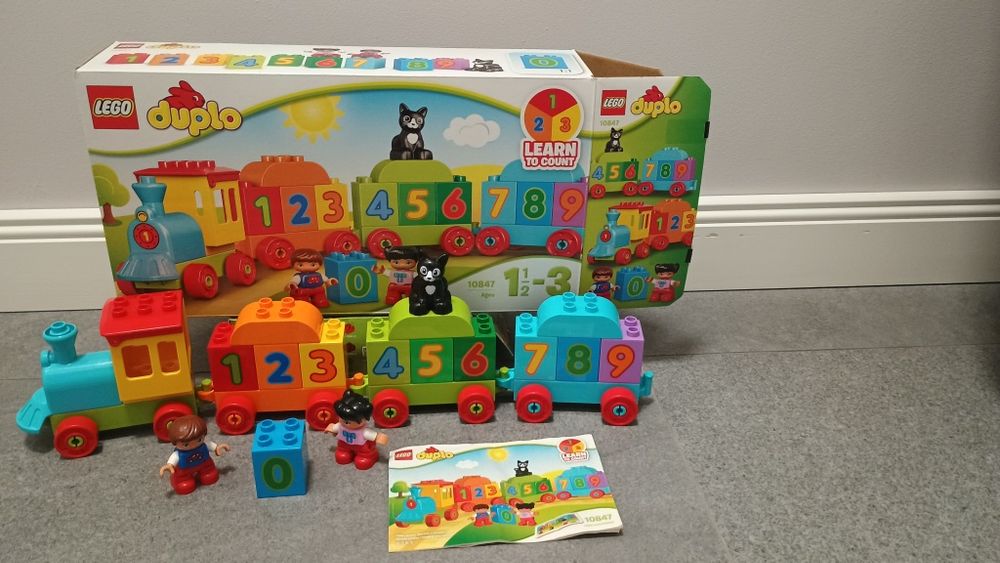 LEGO Duplo pociąg z cyferkami