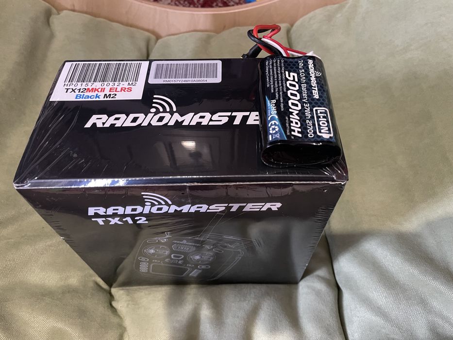 Пульт FPV Radiomaster TX12 ELRS + оригінальна батарея 5000 mah. Новий!