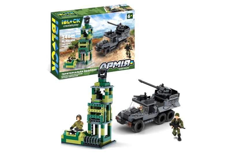Конструктор IBlock PL-921-494 Армія "Територіальна Оборона", 346 дет