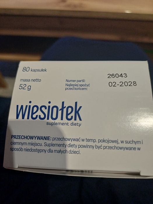Wiesiołek  supplement diety.