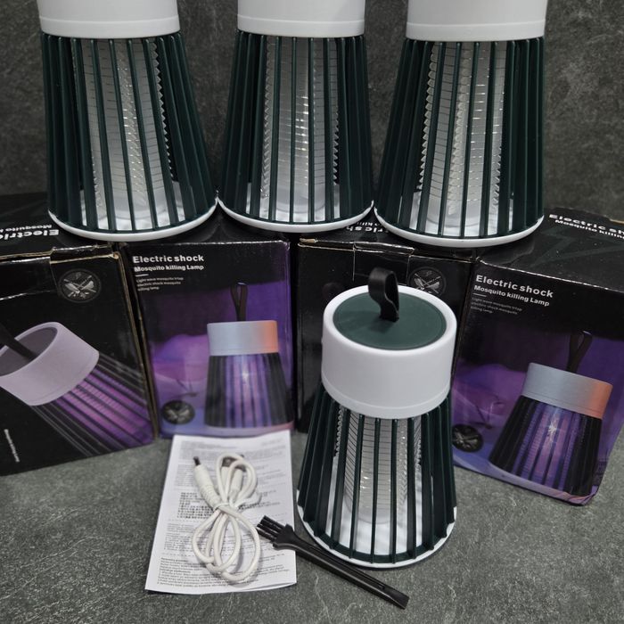Електрична лампа від комарів, комах Electric Shok Mosquito Lamp, USB, мухобойка, мухобійка