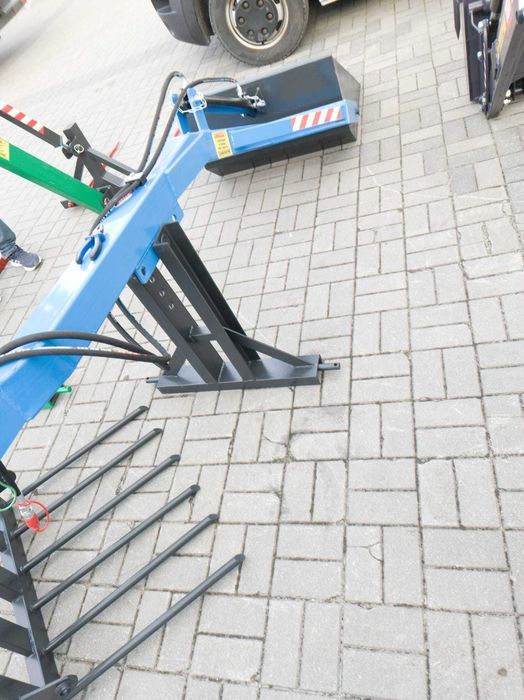 Ładowacz z łyżką lub widłami, transport cała Polska