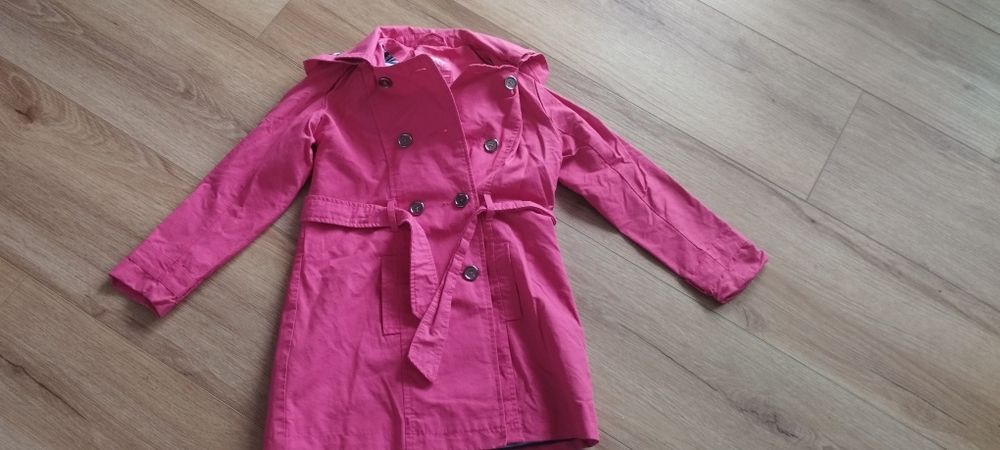 Płaszcz prochowiec dziewczęcy 122