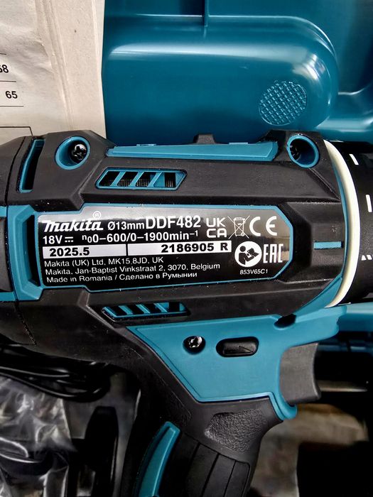 Makita DHP482RFJ wkrętarka wiertarka zestaw nowy 100 % orygin
