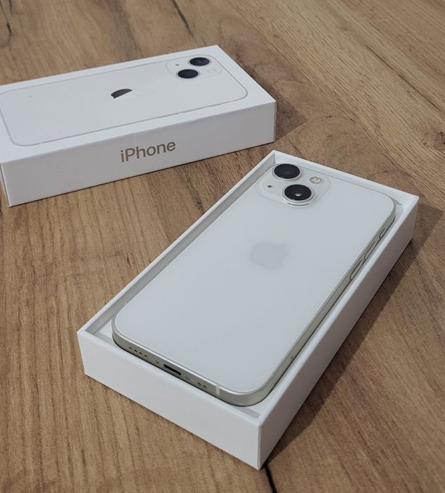 Iphone 13 Mini 128Gb Starlight / Księżycowa Poświata 5G 100% Sprawny Oryginał + pudełko