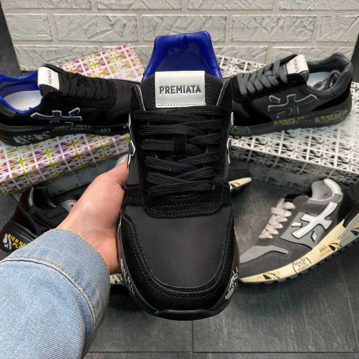 Кросівки PREMIATA Black/Blue 43 (27.5 см) / 44 (28 см)