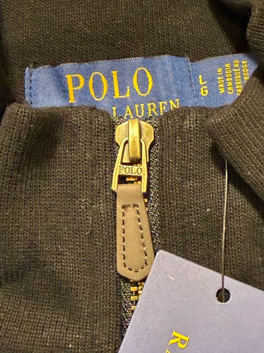 Кофта Polo Ralph Lauren 1/3 zip (напівзамок) / Світер Ральф Поло