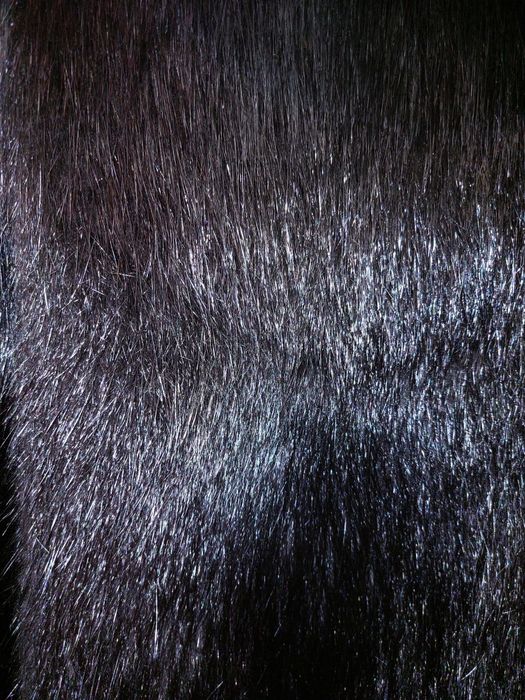 Шуба натуральная из нутрии и песца