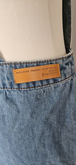 Ogrodniczki stradivarius s niebieskie letnie
