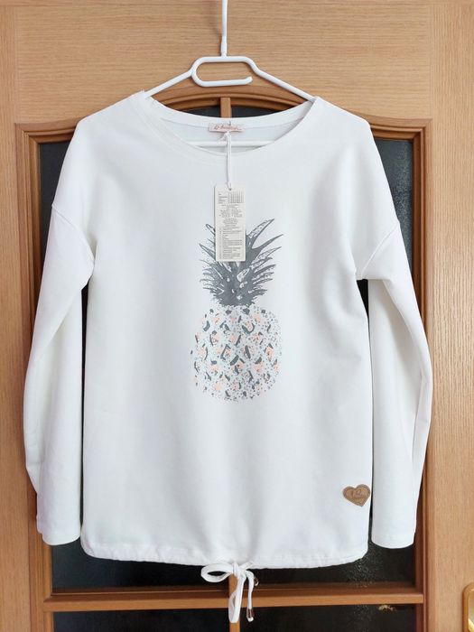 Bluzka bluza S/M nowa śmietankowa ecru