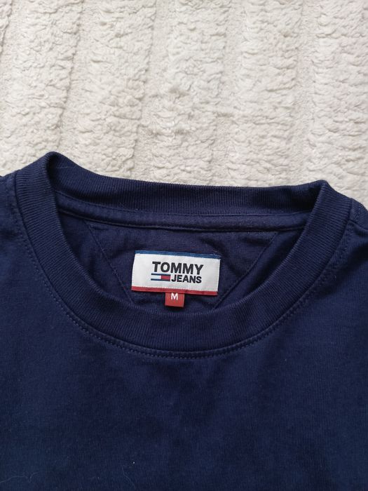 Tommy Jeans oryginalna bluza regular fit rozm.M granatowa