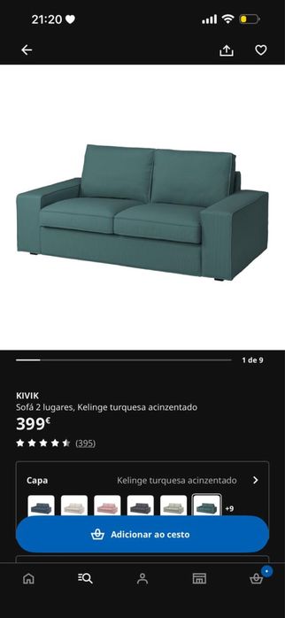 Sofa Kivik IKEA.