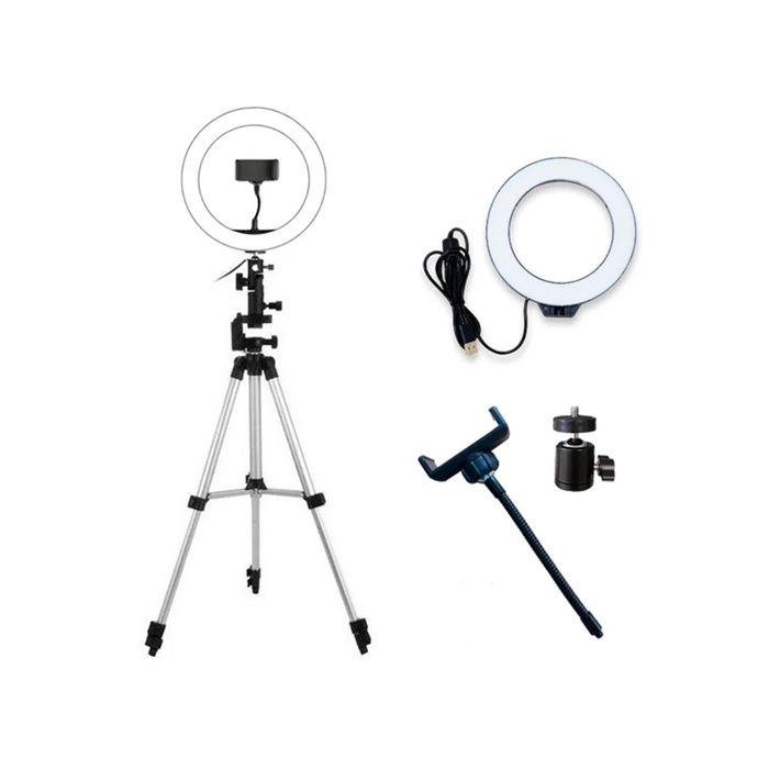 Кільцева лампа, 30см Ring Fill Light, штатив 2.1 м.