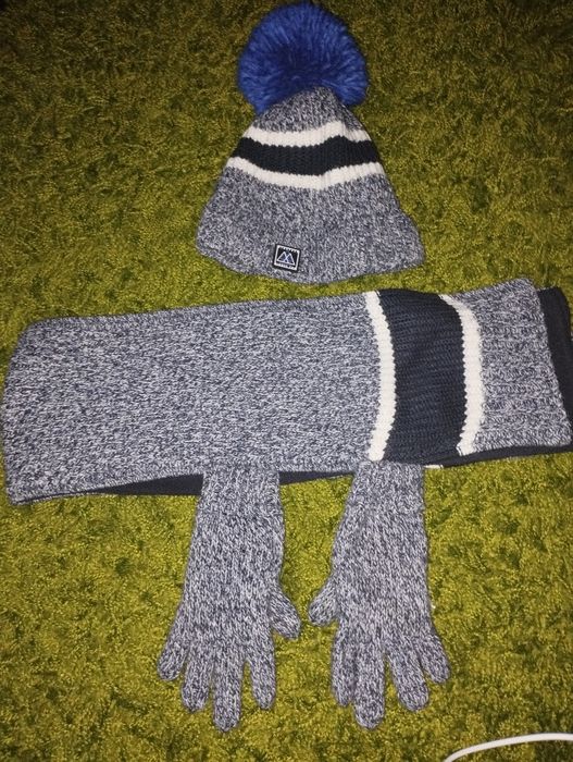 Набір шапка, рукавички, шарф, next 3-4 роки