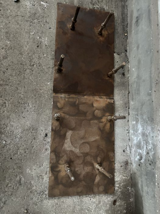 Плиты для вала фуганка рубанка толщ 1.2 см вес 25 кг одна