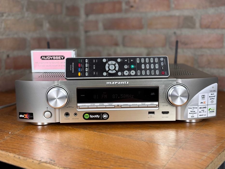 Marantz NR1606 – Slim | 4K UHD | Wi-Fi | Bluetooth | HEOS | komplet