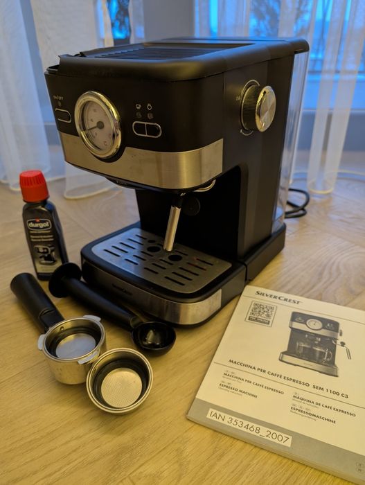 Ріжкова кавоварка SilverCrest SEM 1100 C3 (пошкоджена)