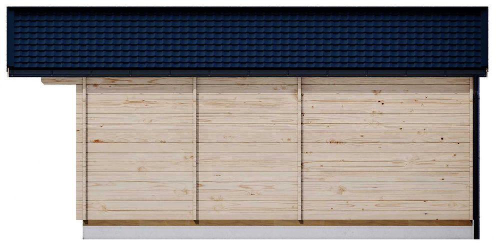 Drewniany domek letniskowy Nela 32 m2 - ROD, ośrodek wypoczynkowy