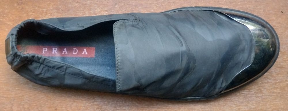 Мокасины из плащовки Prada