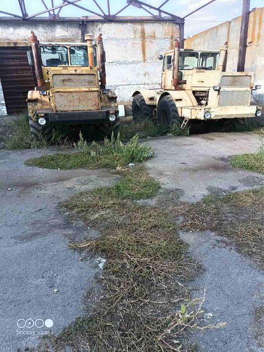 трактор К701 борона дисковая в рабочем состоянии