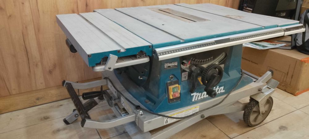 Pilarka stołowa Makita MLT100 Piła + stół WST03