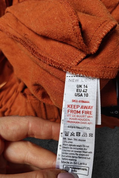 Krótkie szorty damskie New Look nowe z metką miedziane