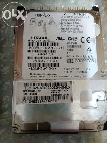 Disco rígido IDE 2.5 PATA ( disco pata para laptop) 40GB