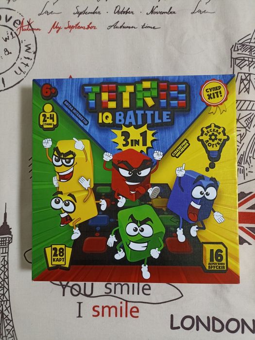 Настольная игра Tetris IQ Battle 3в1 Danko Toys