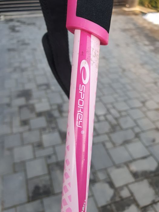 Kije kijki nordic walking trekingowe 105 cm Spokey Lipstick różowe