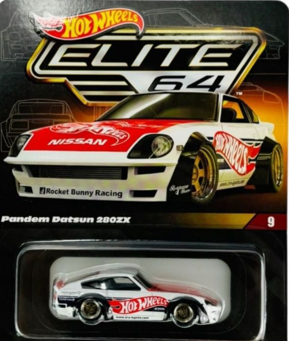 Hot wheels Elite 64 nissan pandem  Datsun 240zx