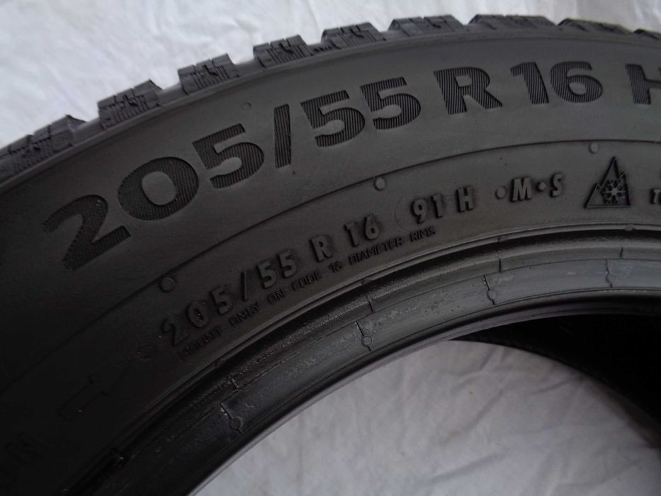 Opony zimowe  CONTINENTAL TS860 205/55 R16 91H ( 2x6,5mm)