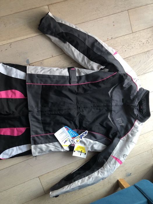 Stroj , zestaw motocyklowy damski  L/XL  ,rozowy