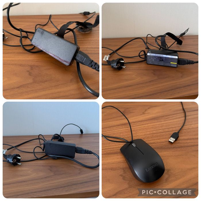 Monitor + teclado + rato Lenovo