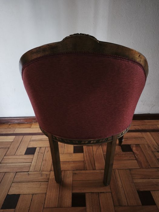 Cadeira de Braços / Poltrona Clássica Vintage Estilo Francês