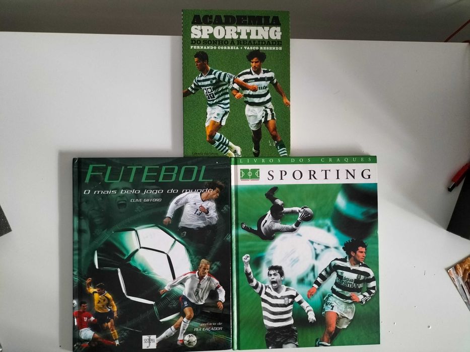 Livros 'Academia do Sporting' e 'Craques do Sporting'