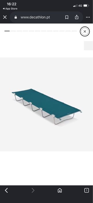 Campismo QUECHUA Cama de Campismo CAMP BED BASIC 60 CM - 1 pessoa