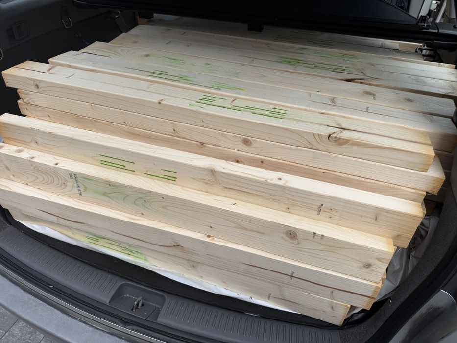 Grube heblowane deski (38×90×960 mm) 200 szt