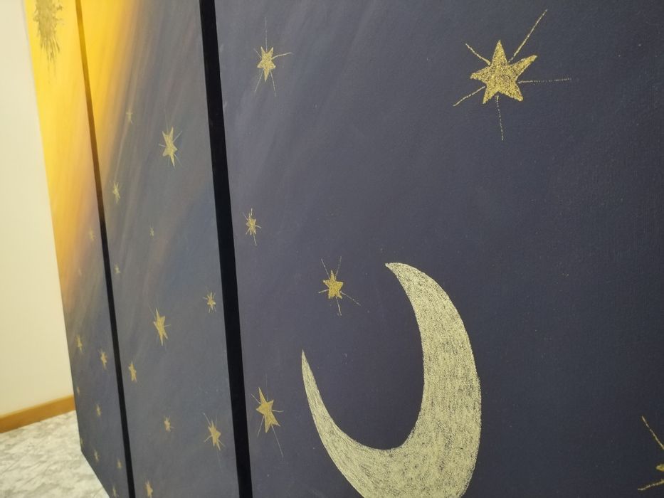 Vendo 3 Telas pintadas à mão